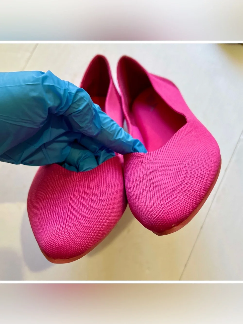 MIA Kerri Pointed Toe Flat Shoes in Hot Pink US Women’s 8.5